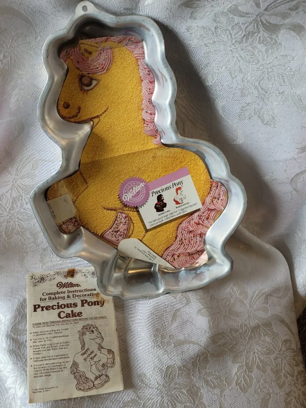 Vintage Wilton Precious Pony My little pony 1986 cake pan Horse retro Birthday